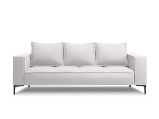 Trivietė sofa Micadoni Home Marram, šviesiai pilka/juoda kaina ir informacija | Sofos | pigu.lt