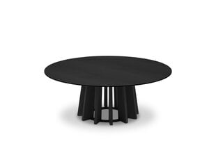 Kavos staliukas Micadoni Home Mojave, 140 cm, juodas kaina ir informacija | Kavos staliukai | pigu.lt