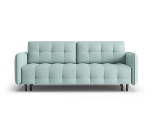 Trivietė sofa Micadoni Home Scaleta, šviesiai žalia/juoda kaina ir informacija | Sofos | pigu.lt