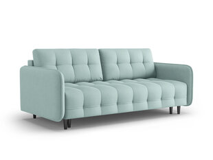 Trivietė sofa Micadoni Home Scaleta, šviesiai žalia/juoda kaina ir informacija | Sofos | pigu.lt