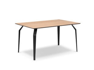 Стол Micadoni Home Sono, 120x80 см, коричневый/черный цена и информация | Кухонные и обеденные столы | pigu.lt