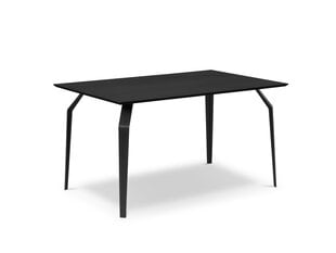 Стол Micadoni Home Sono, 160x90 см, черный цена и информация | Кухонные и обеденные столы | pigu.lt