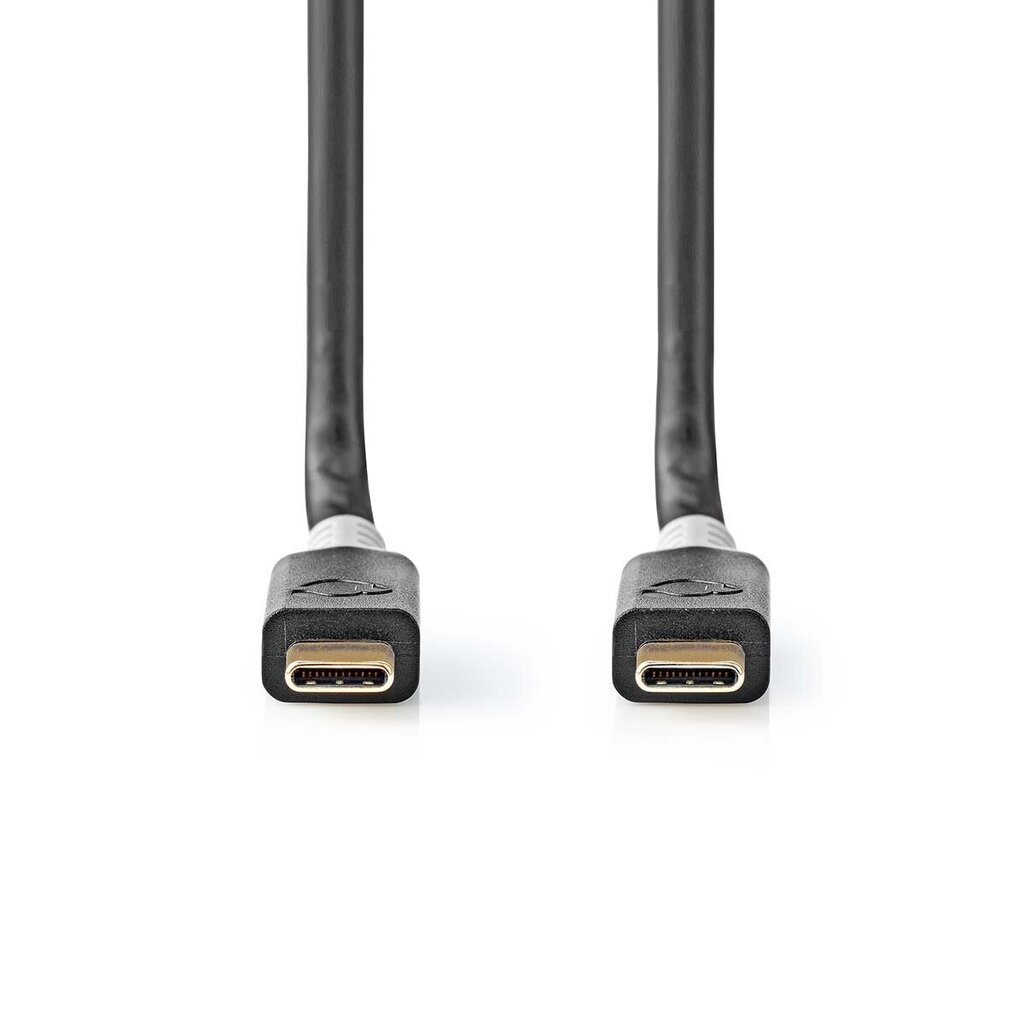 Kabelis Nedis Usb-C - Usb-C, 2 m, 100 W, juodas kaina ir informacija | Kabeliai ir laidai | pigu.lt