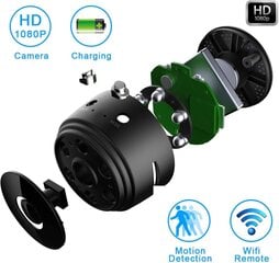 Мини беспроводная камера наблюдения WIFI Full HD цена и информация | Stebėjimo kameros | pigu.lt