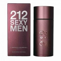 Tualetinis vanduo Carolina Herrera 212 Sexy Men EDT vyrams 100 ml kaina ir informacija | Carolina Herrera Kvepalai, kosmetika | pigu.lt