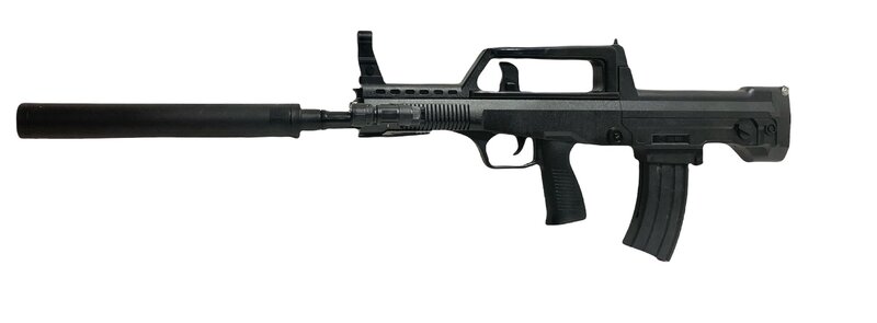 Žaislinis Spyruoklinis airsoft Automatas A80, 85 cm цена | pigu.lt