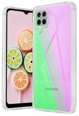 Aurora Holographic Neon color hard case Samsung Galaxy A12 цена и информация | Чехлы для телефонов | pigu.lt