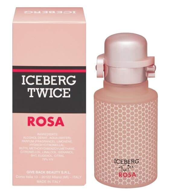 Kvapusis vanduo Iceberg Twice Rosa EDT moterims, 75 ml цена и информация | Kvepalai moterims | pigu.lt