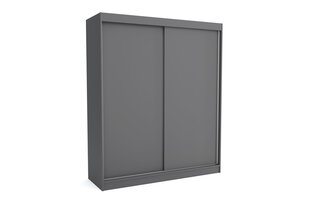 Шкаф NORE Emily 180, темно-серый цена и информация | Шкафы | pigu.lt