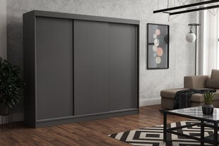 Шкаф NORE Emily 250, темно-серый цена и информация | Шкафы | pigu.lt