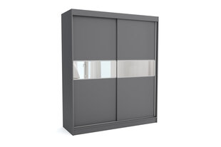 Шкаф NORE Kate 180, темно-серый цена и информация | Шкафы | pigu.lt