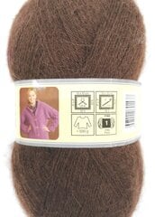 Нитки для вязания YarnArt Angora Classic, 100 г, цвет темно-коричневый, 1182R цена и информация | Принадлежности для вязания | pigu.lt