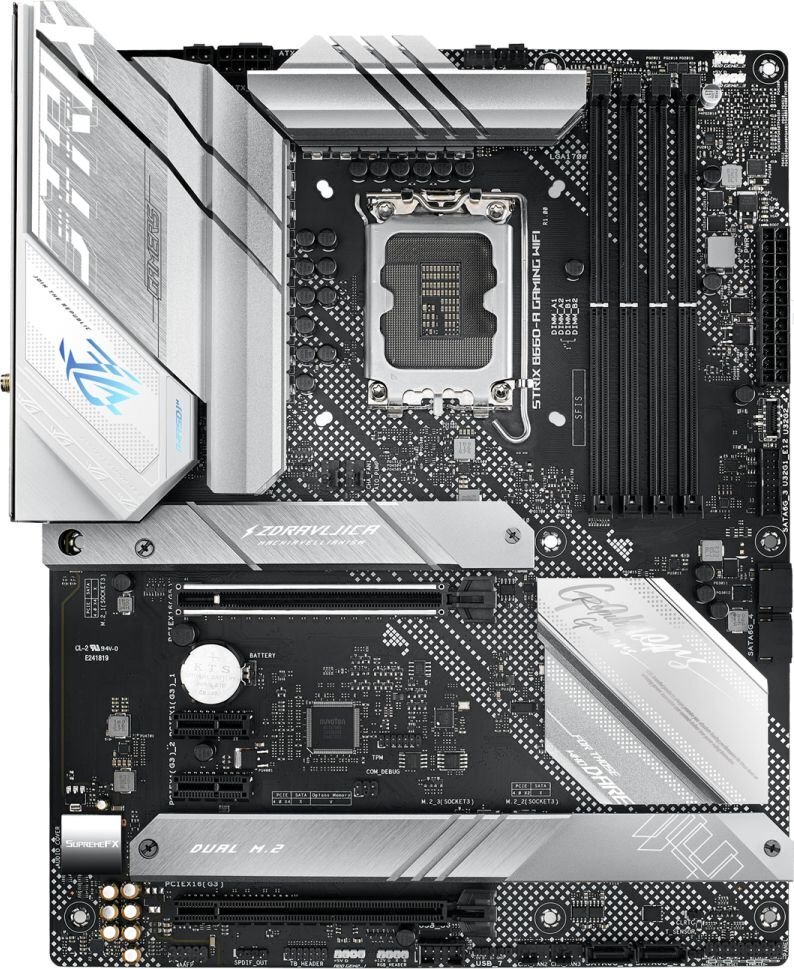 Mainboard|ASUS|Intel B660|LGA1700|ATX|Memory DDR5|Memory slots 4|2xPCI-Express 3.0 1x|1xPCI-Express 3.0 4x|1xPCI-Express 5.0 16x|3xM.2|1xHDMI|1xDispla цена и информация | Pagrindinės plokštės | pigu.lt