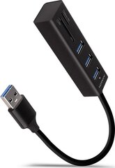 Axagon HMA-CR3A kaina ir informacija | Adapteriai, USB šakotuvai | pigu.lt