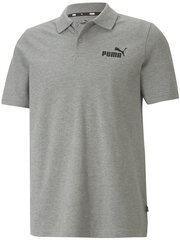 Marškinėliai vyrams Puma Ess Pigue Polo Grey 586674 03, pilki kaina ir informacija | Vyriški marškinėliai | pigu.lt