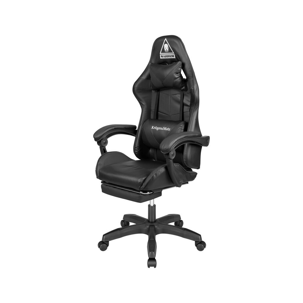 Kruger & Matz Warrior GX-150 gaming chair, black цена и информация | Biuro kėdės | pigu.lt