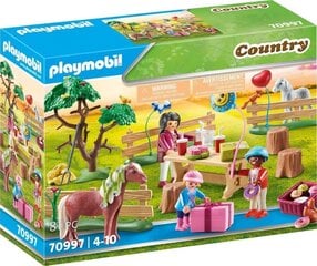 70997 PLAYMOBIL® Country, Детский день рождения на ферме пони цена и информация | Конструкторы и кубики | pigu.lt