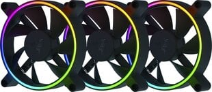 Razer Kunai Chroma, 120 mm, 3 ventiliatoriai kaina ir informacija | Kompiuterių ventiliatoriai | pigu.lt