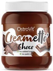 Натуральный крем Ostrovit Creametto, 350 г - шоколад цена и информация | Сладости | pigu.lt