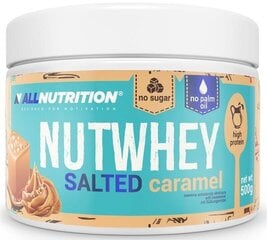 Арахисовое масло со вкусом соленой карамели AllNutrition NUTWHEY Salted Caramel, 500 г цена и информация | Функциональные продукты питания (суперфуд) | pigu.lt