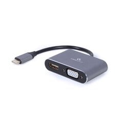 Кабель эксперт A-USB3C-HDMIVGA-01 цена и информация | Адаптеры, USB-разветвители | pigu.lt