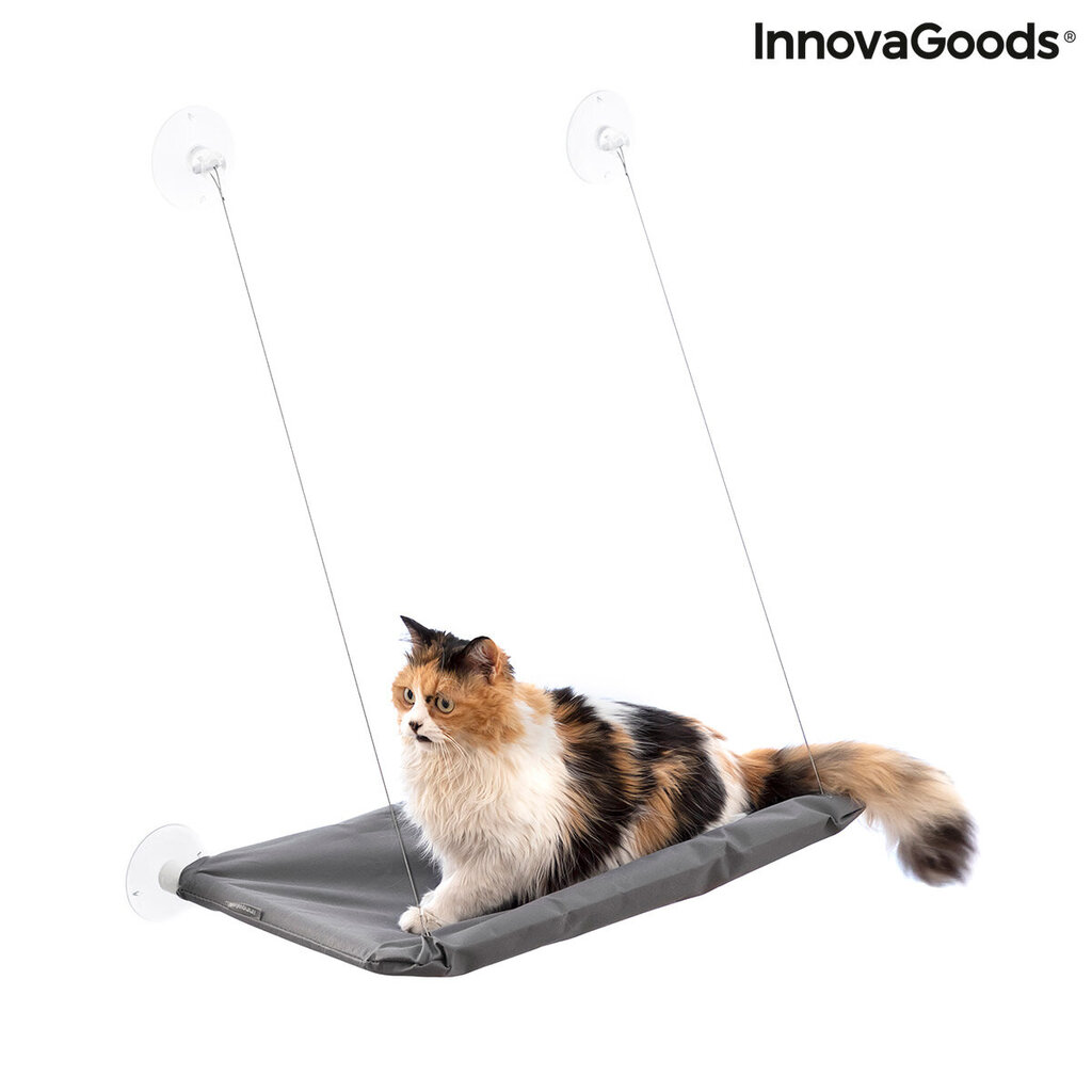 Kabantis kačių hamakas Catlax InnovaGoods kaina ir informacija | Guoliai, pagalvėlės | pigu.lt