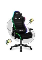 Игровое кресло Huzaro Ranger 6.0 RGB Mesh, черное цена и информация | Офисные кресла | pigu.lt