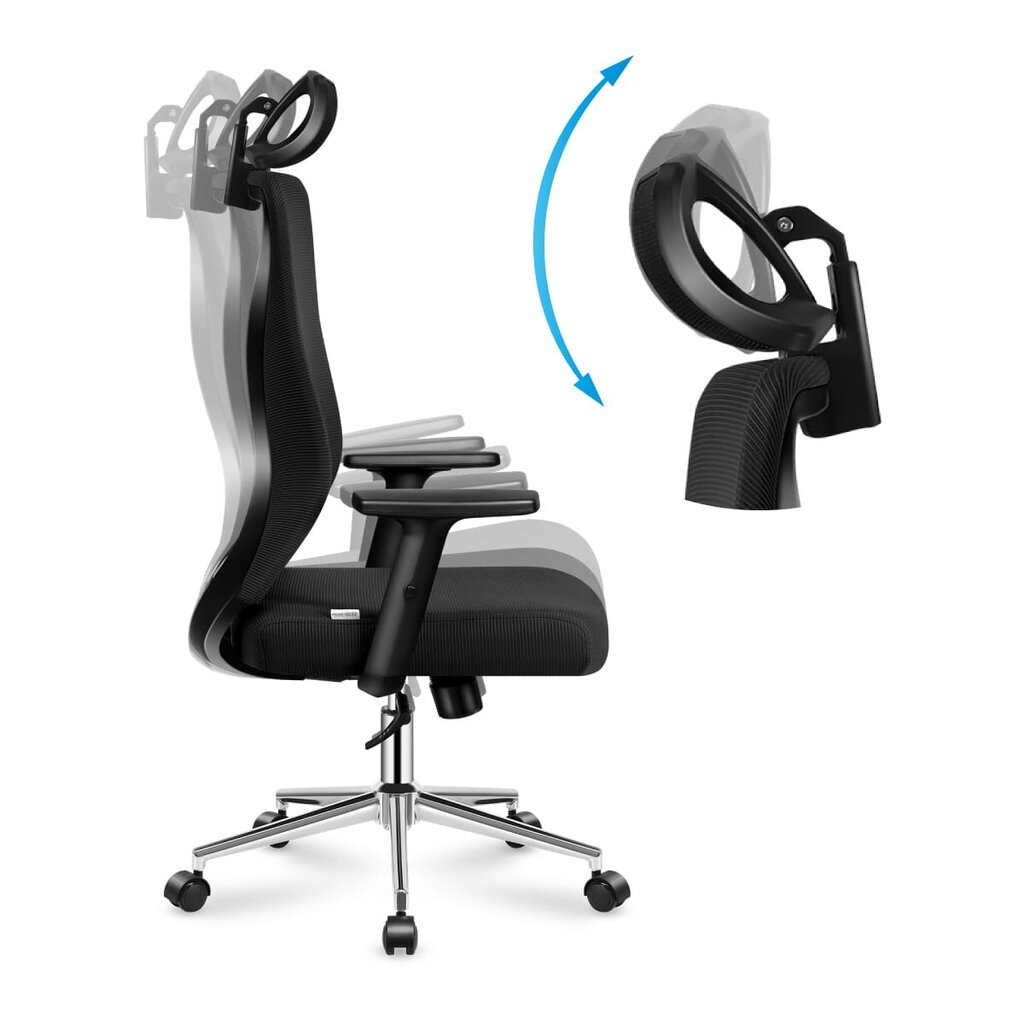 Biuro kėdė MA-Manager 3.5, juoda цена и информация | Biuro kėdės | pigu.lt