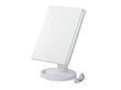 Kosmetinis veidrodis su LED apšvietimu su padidinimu, Baltas kaina ir informacija | Kosmetinės, veidrodėliai | pigu.lt