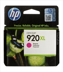 Картридж с оригинальными чернилами Hewlett Packard 920 XL (CD973AE), розовый цена и информация | Картриджи для струйных принтеров | pigu.lt