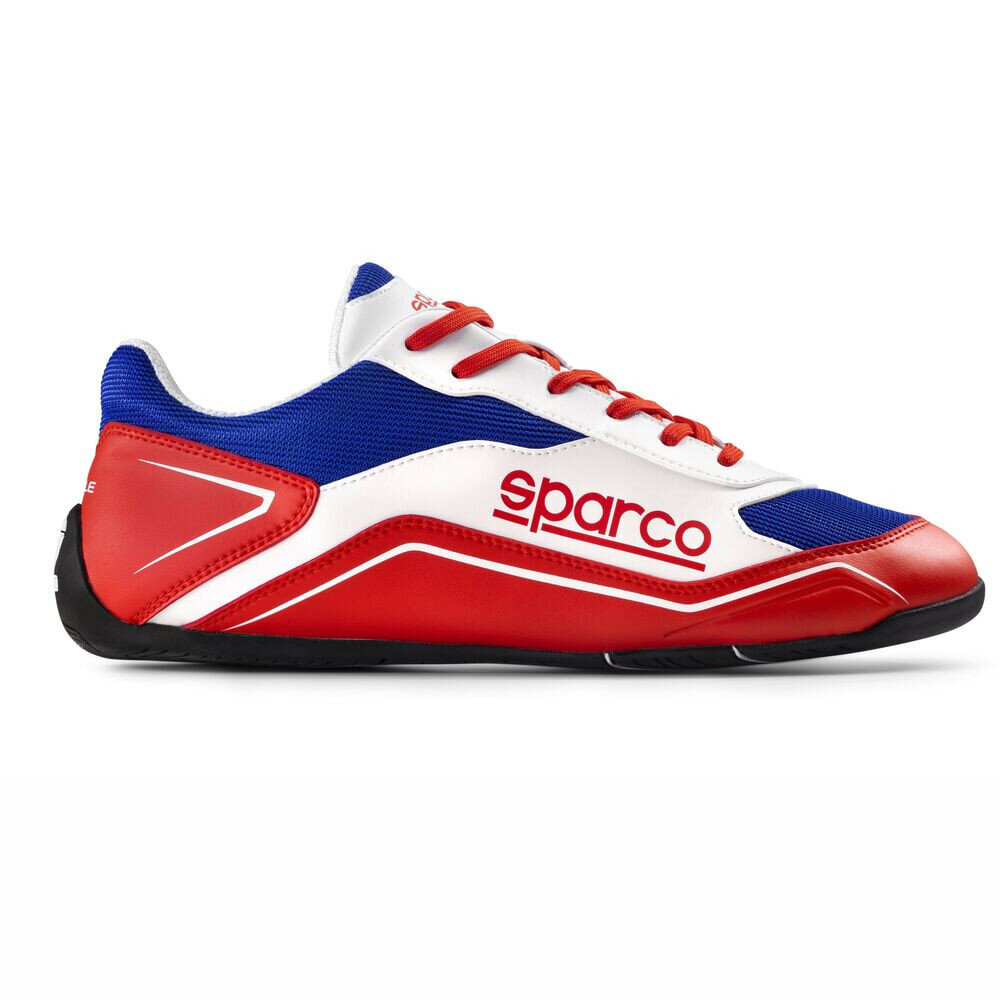 Lenktynių batai Sparco S-POLE Raudona Balta Talla 42 kaina ir informacija | Moto batai | pigu.lt