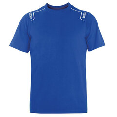 Marškinėliai vyrams Sparco Tech Stretch, mėlyni kaina ir informacija | Vyriški marškinėliai | pigu.lt