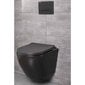 WC potinkinis komplektas Kerra Delos BLM/Adriatic Black su klozetu ir mygtuku цена и информация | Klozetai | pigu.lt