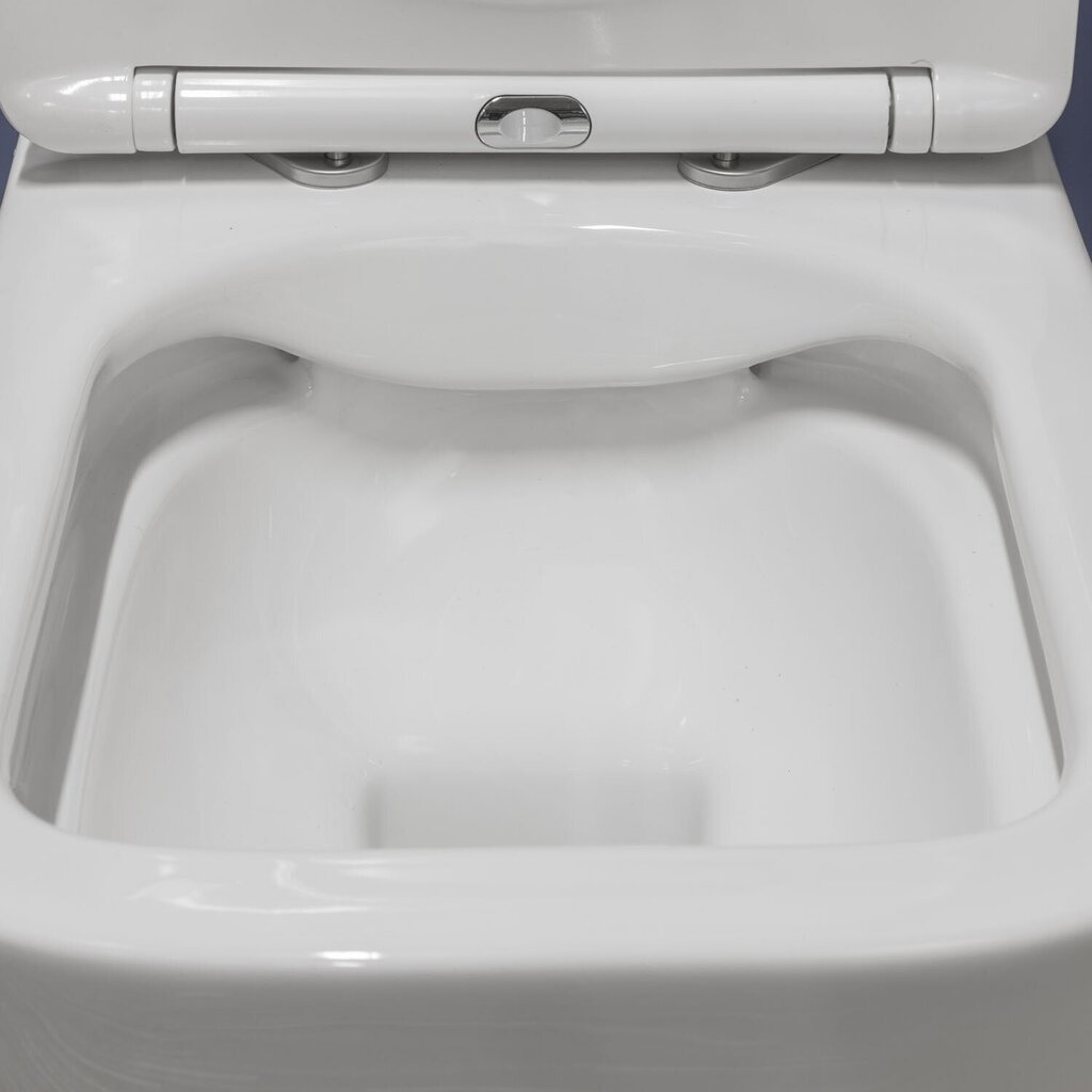 WC potinkinis komplektas Kerra Tinos / Adriatic CHR su klozetu ir mygtuku Adriatic Chrome kaina ir informacija | Klozetai | pigu.lt