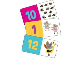 Žaidimas su Domino kortelėmis, 24 vnt. kaina ir informacija | Lavinamieji žaislai | pigu.lt