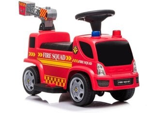 Одноместная электрическая пожарная машина, красная цена и информация | Электромобили для детей | pigu.lt