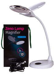 Padidinimo stiklas Levenhuk Zeno Lamp ZL13, baltas kaina ir informacija | Kanceliarinės prekės | pigu.lt