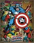 Plakatas Marvel Comics Captain America Retro, 40x50 cm kaina ir informacija | Reprodukcijos, paveikslai | pigu.lt