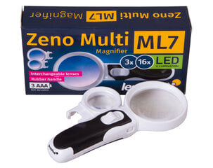 Padidinimo stiklas Levenhuk Zeno Multi ML7 kaina ir informacija | Kanceliarinės prekės | pigu.lt