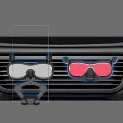 Gravity smartphone car holder for air vent with air freshener silver (YC06) цена и информация | Держатели для телефонов | pigu.lt