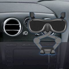 Gravity smartphone car holder for air vent with air freshener black (YC06) цена и информация | Держатели для телефонов | pigu.lt