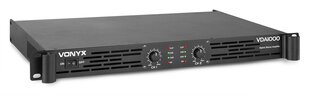 Аудиоусилитель Vonyx VDA1000 1U 2x 500 Вт цена и информация | Домашняя акустика и системы «Саундбар» («Soundbar“) | pigu.lt