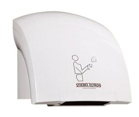 Сушилка для рук STIEBEL ELTRON HTE 4 с инфракрасным датчиком, 1800 Вт, белая цена и информация | Аксессуары для ванной комнаты | pigu.lt