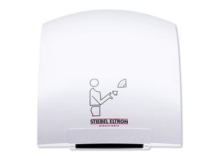 Сушилка для рук STIEBEL ELTRON HTE 4 с инфракрасным датчиком, 1800 Вт, белая цена и информация | Аксессуары для ванной комнаты | pigu.lt