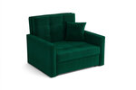 Sofa NORE Iva 1, tamsiai žalia
