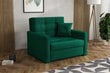 Sofa NORE Iva 1, tamsiai žalia цена и информация | Sofos | pigu.lt