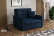 Sofa NORE Iva 1, tamsiai mėlyna kaina ir informacija | Sofos | pigu.lt