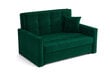 Sofa NORE Iva 2, tamsiai žalia kaina ir informacija | Sofos | pigu.lt