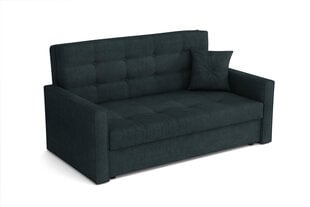 Sofa NORE Iva 3, tamsiai pilka kaina ir informacija | Sofos | pigu.lt