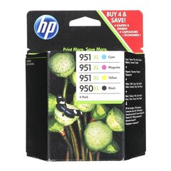 Kasečių rinkinys HP 950XL/951XL (C2P43AE), 4 spalvų komplektas kaina ir informacija | Kasetės rašaliniams spausdintuvams | pigu.lt